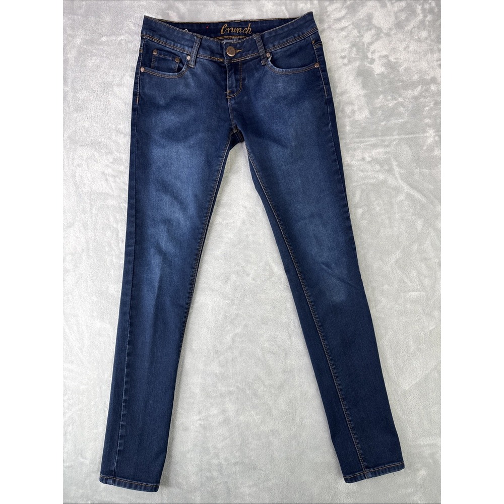 Crunch Jeans Women's Size 5 Dark Wash Denim Stretchy Y2K